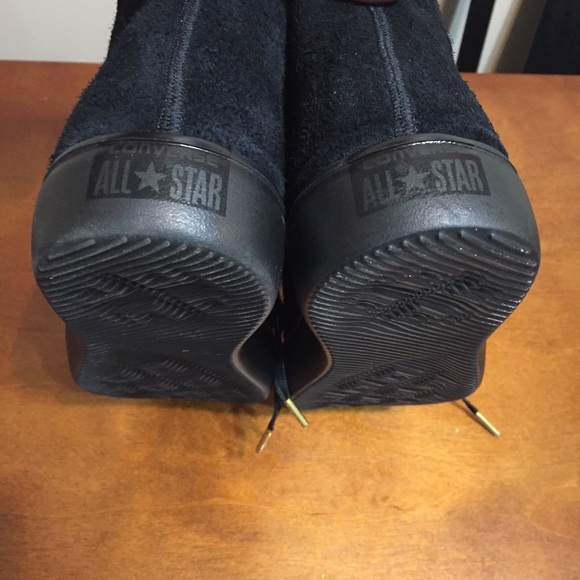 Converse all stars NWOT black suede w pockets - Picture 7 of 7